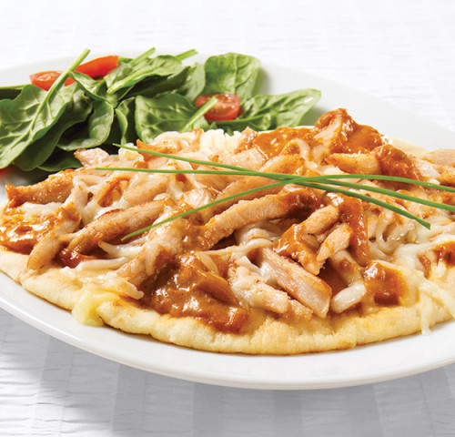 Olymel indian pizza with buttered turkey 